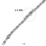 6 MM Rope Chain 1.2 S - ChainsOnly