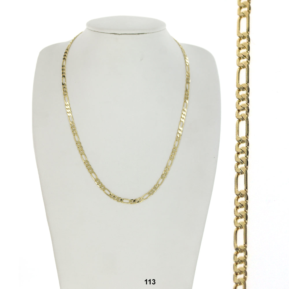 4.4 MM Figaro Chain 113 G - ChainsOnly
