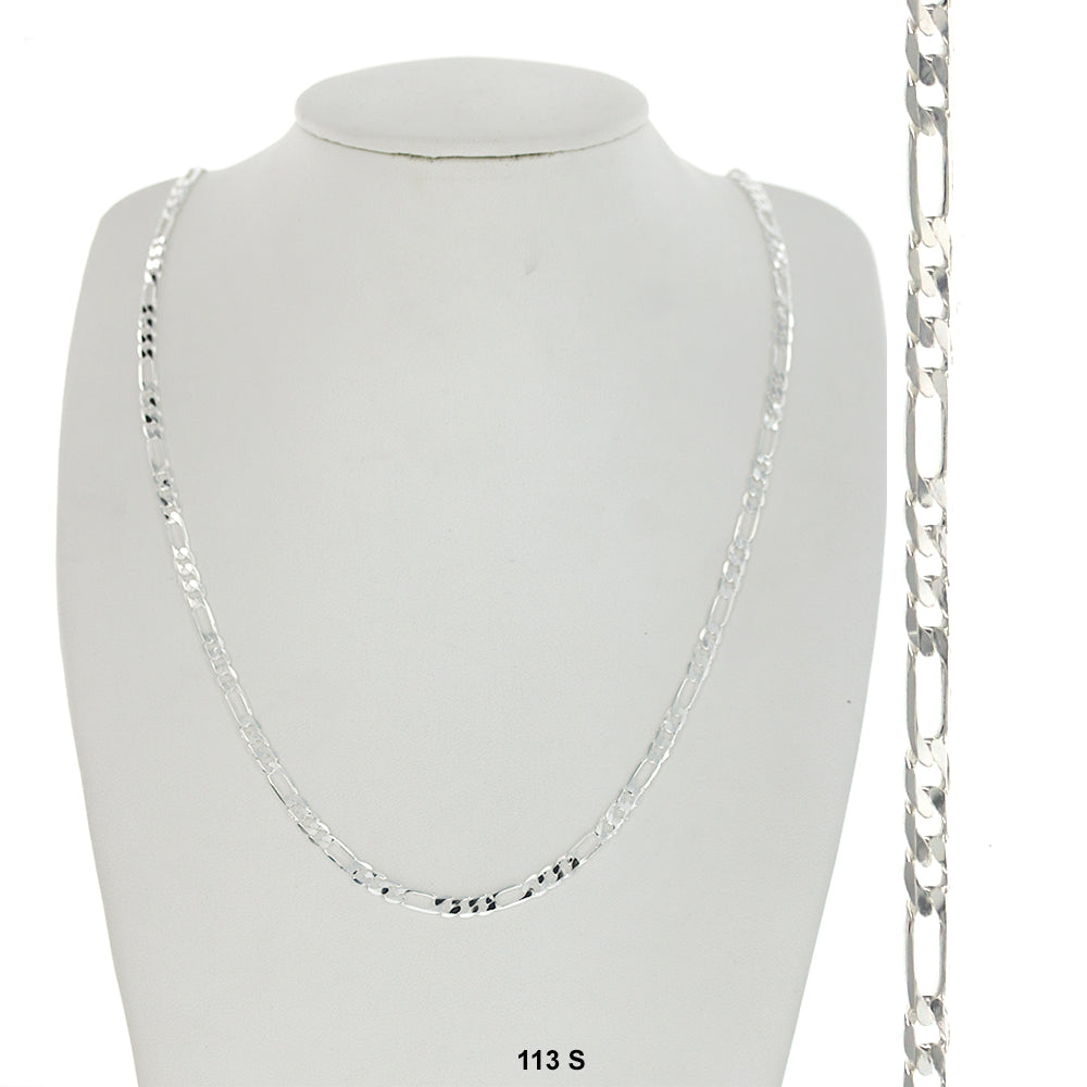 4.4 MM Figaro Chain 113 S - ChainsOnly