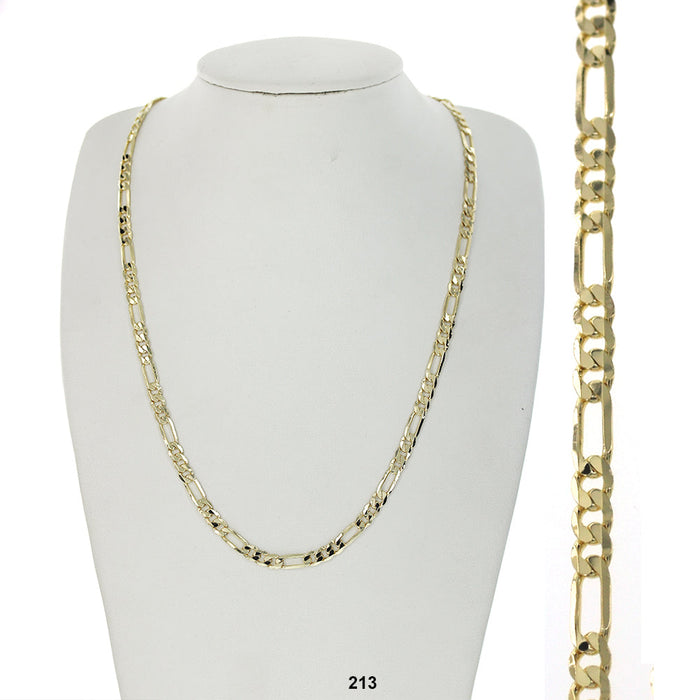 4.8 MM Figaro Chain 213 G - ChainsOnly