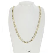 7.4 MM Figaro Chain 217 G - ChainsOnly
