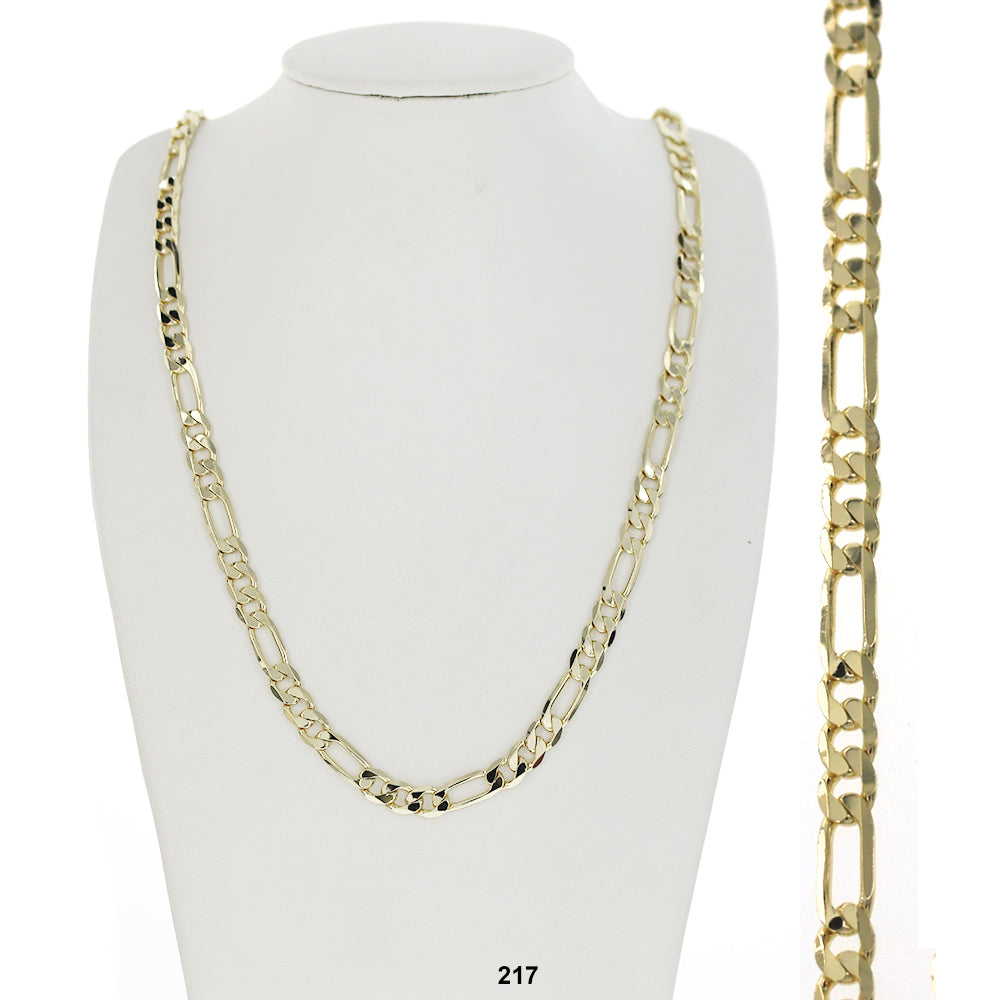 7.4 MM Figaro Chain 217 G - ChainsOnly