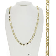 7.4 MM Figaro Chain 217 G - ChainsOnly