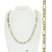 7.9 MM Figaro Chain 218 G - ChainsOnly