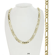 9.5 MM Figaro Chain 219 G - ChainsOnly
