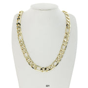 12.2 MM Figaro Chain 221 G - ChainsOnly