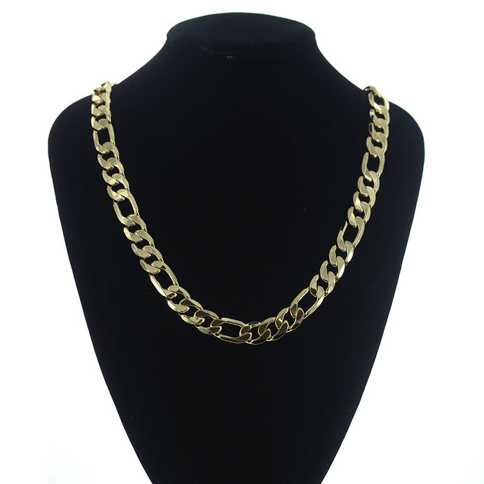 12.2 MM Figaro Chain 221 G - ChainsOnly