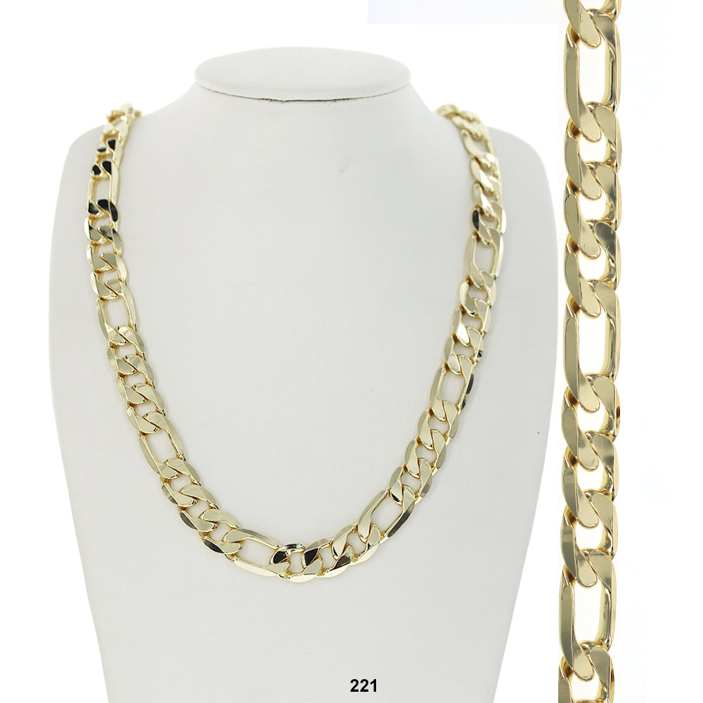 12.2 MM Figaro Chain 221 G - ChainsOnly