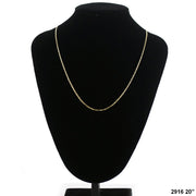 2 MM Valentino Chain V 2916 G - ChainsOnly