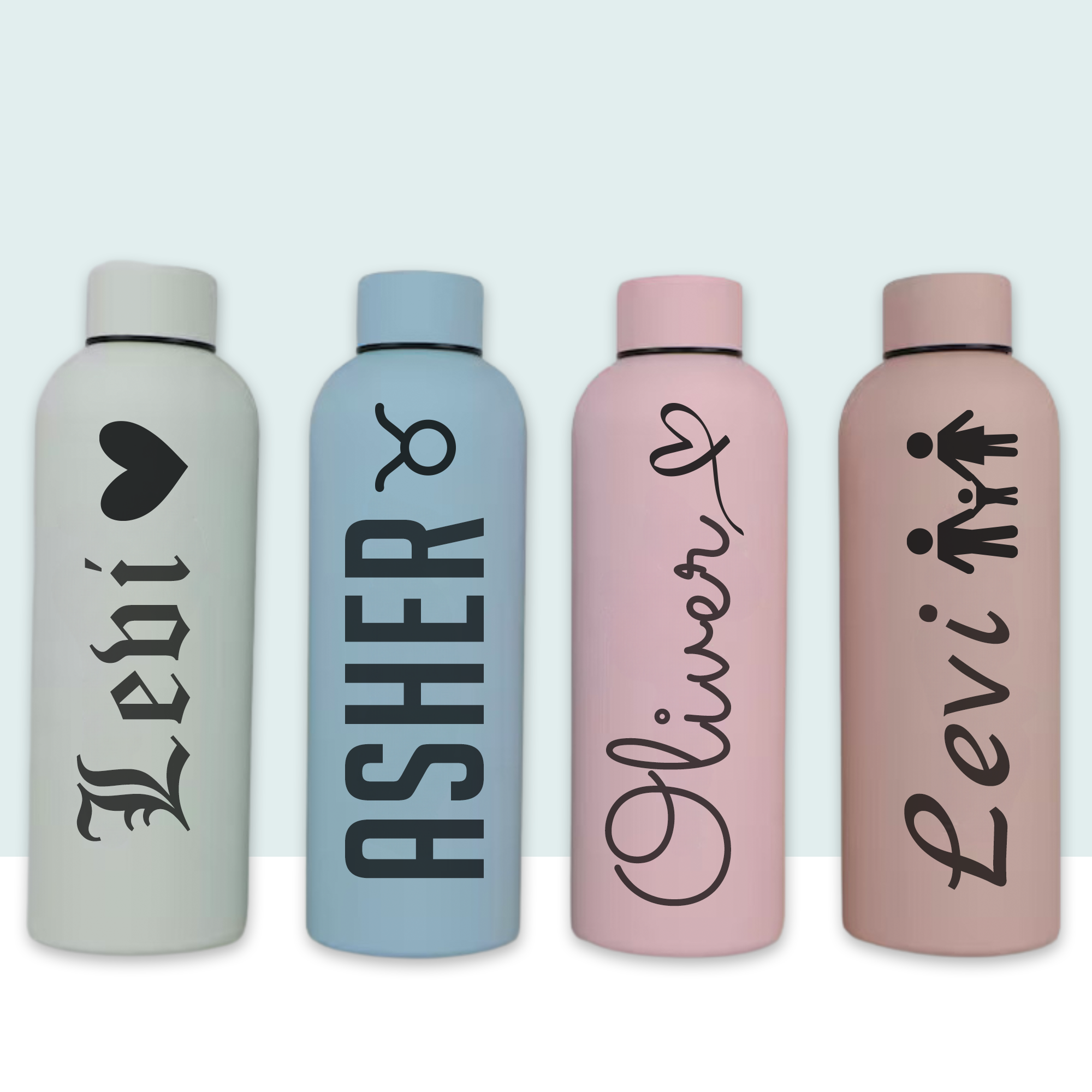 Personalized Engraved Name Water Bottle