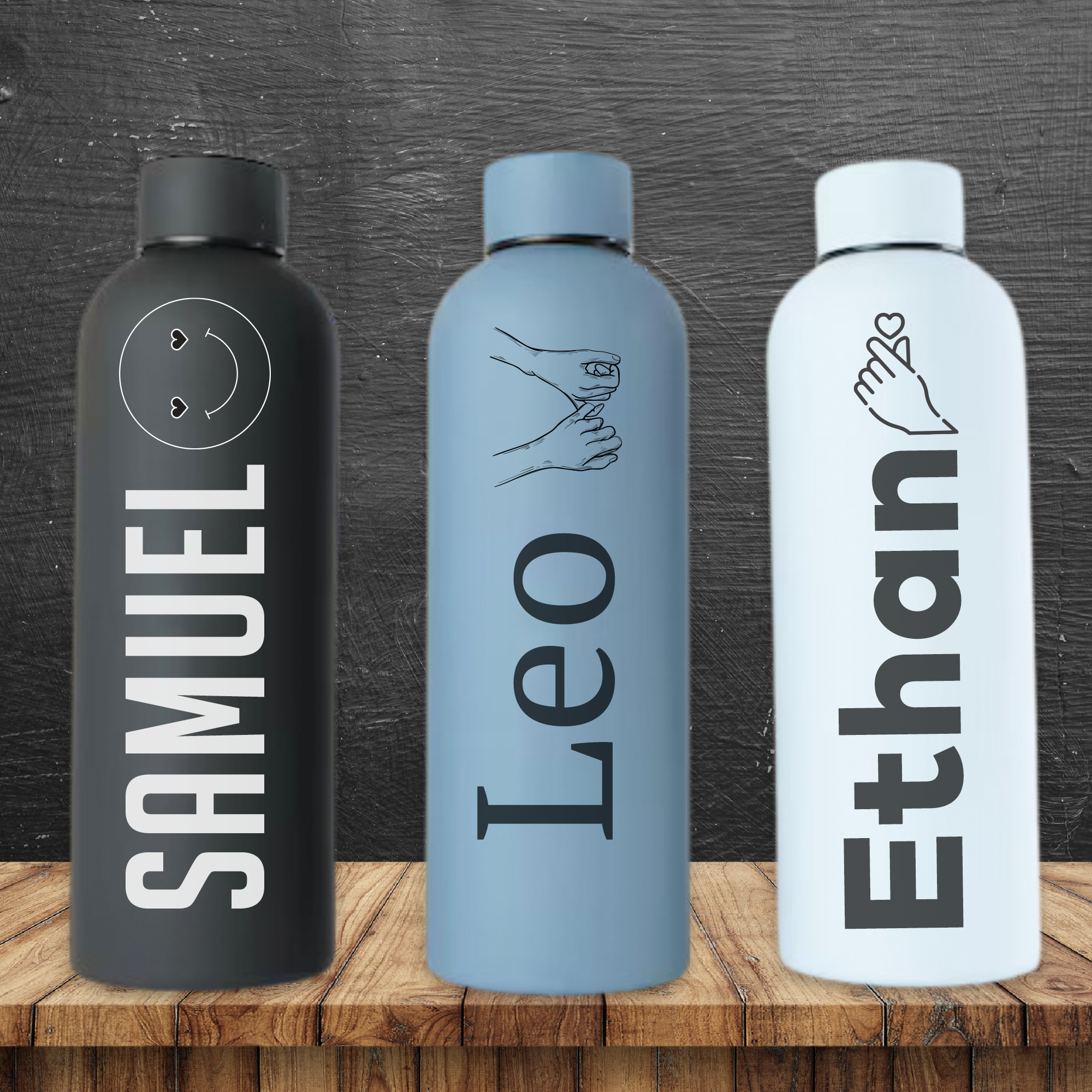 Personalized Engraved Name Water Bottle