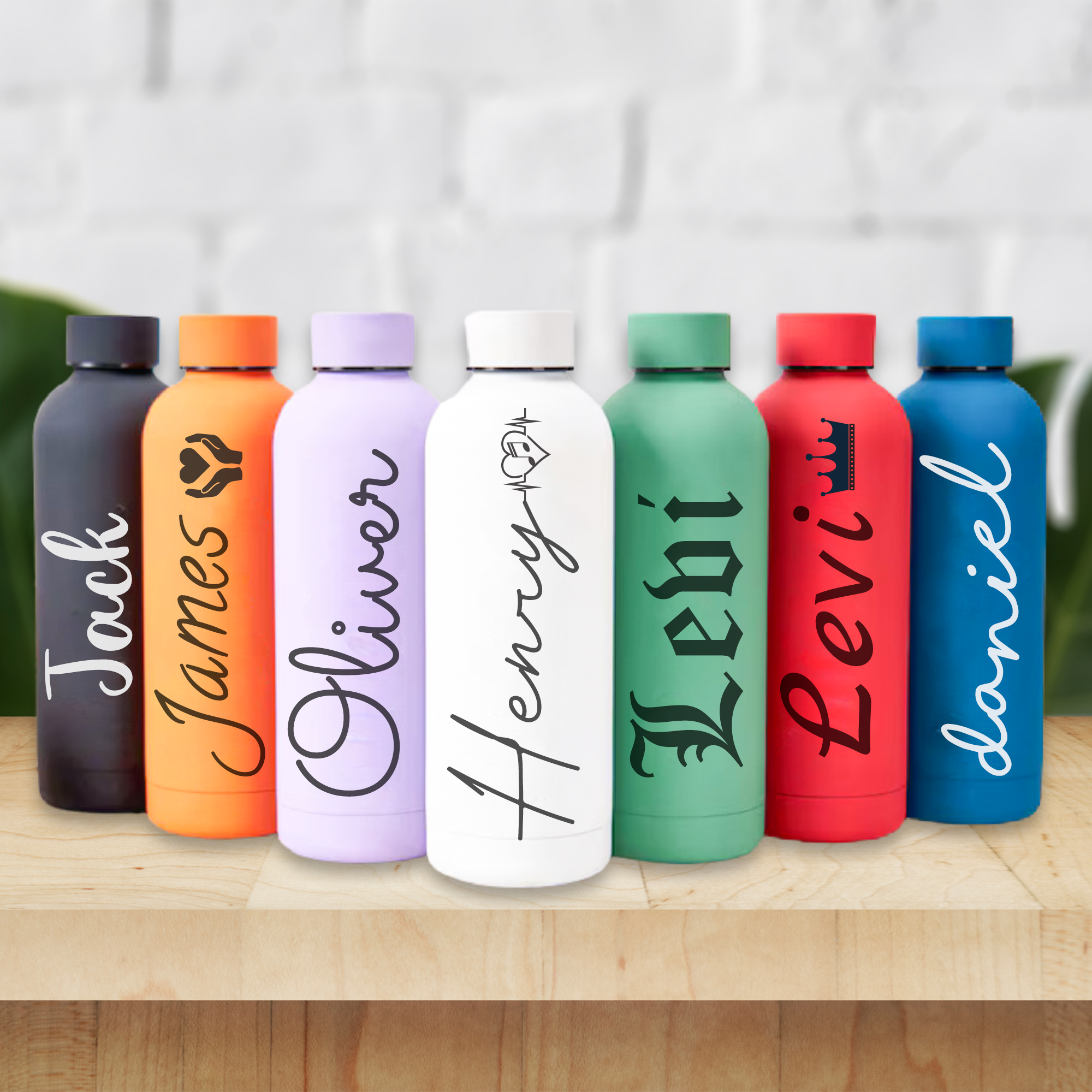 Personalized Engraved Name Water Bottle