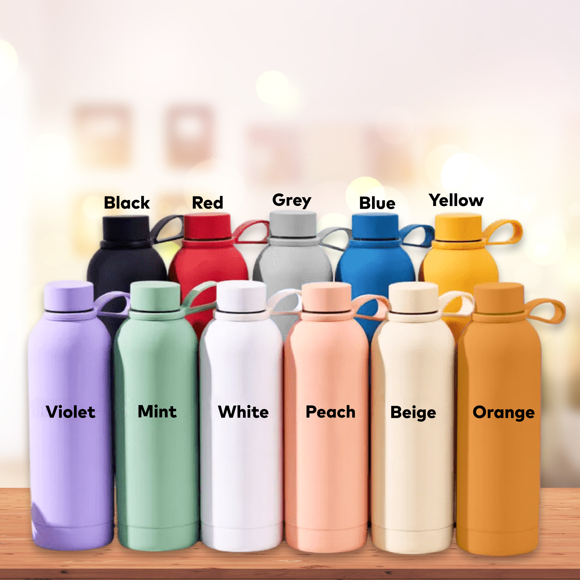 Personalized Engraved Name Water Bottle