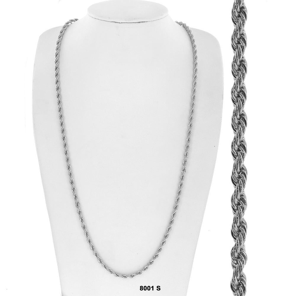 4 MM Rope Chain 8001 S - ChainsOnly