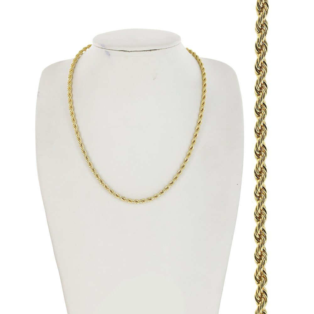 2.4 MM Rope Chain 8004 G - ChainsOnly