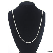 3 MM Rope Anklet 8004 S 10" Chain - ChainsOnly