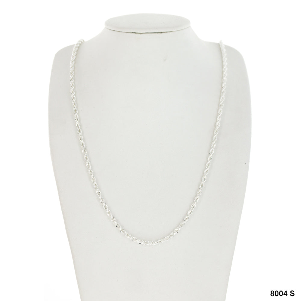 3 MM Rope Anklet 8004 S 10" Chain - ChainsOnly