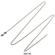 1.5 MM Cuban Chain 925C 150 - ChainsOnly