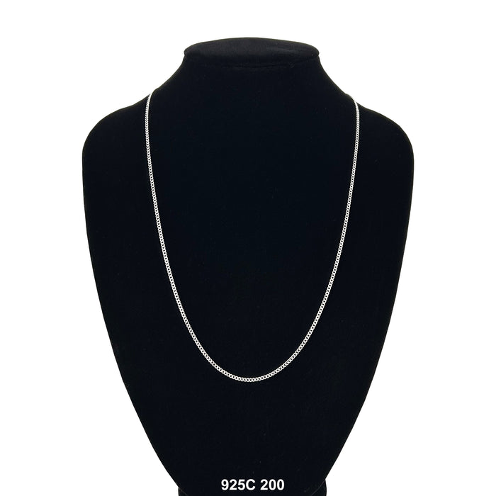 2 MM Cuban Chain 925C 200 - ChainsOnly