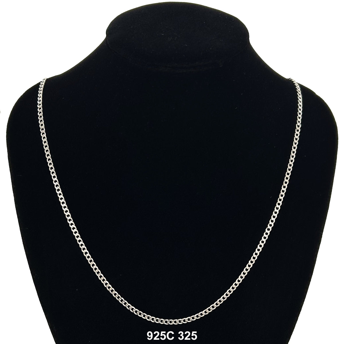 3.25 MM Cuban Chain 925C 325 - ChainsOnly