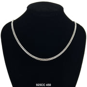 4.5 MM Concave Cuban Chain 925CC 450 - ChainsOnly
