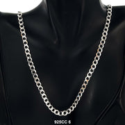 6 MM Concave Cuban Chain 925CC 6 - ChainsOnly