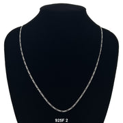 2 MM Figaro Chain 925F 2 - ChainsOnly
