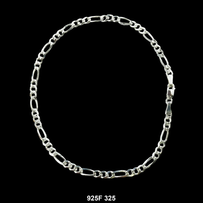 3.25 MM Figaro Chain 925F 325 - ChainsOnly