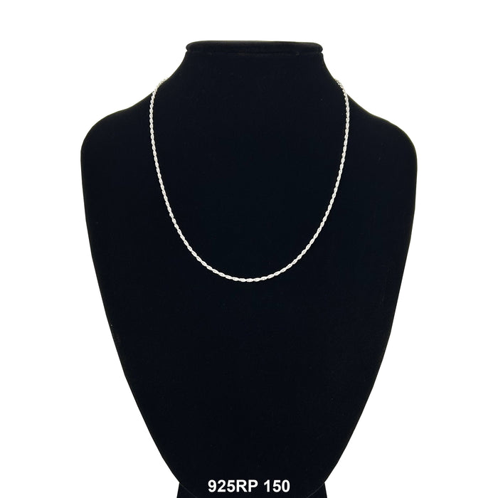 1.5 MM Rope Chain 925RP 150 - ChainsOnly