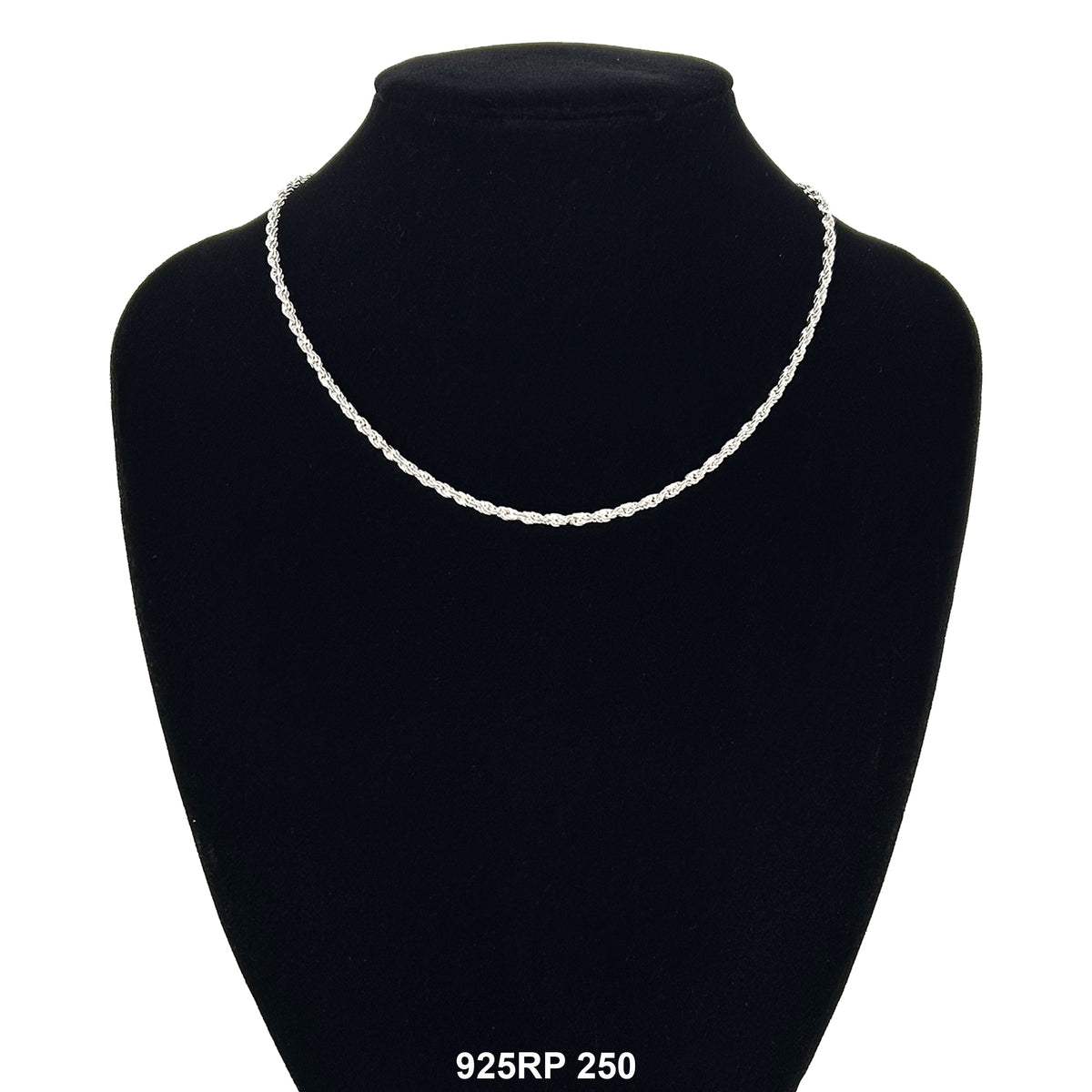 2.5 MM Rope Chain 925RP 250 - ChainsOnly