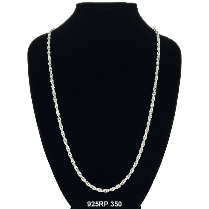 3.5 MM Rope Chain 925RP 350 - ChainsOnly