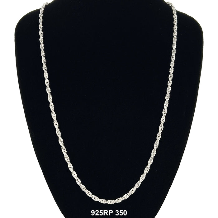 3.5 MM Rope Chain 925RP 350 - ChainsOnly