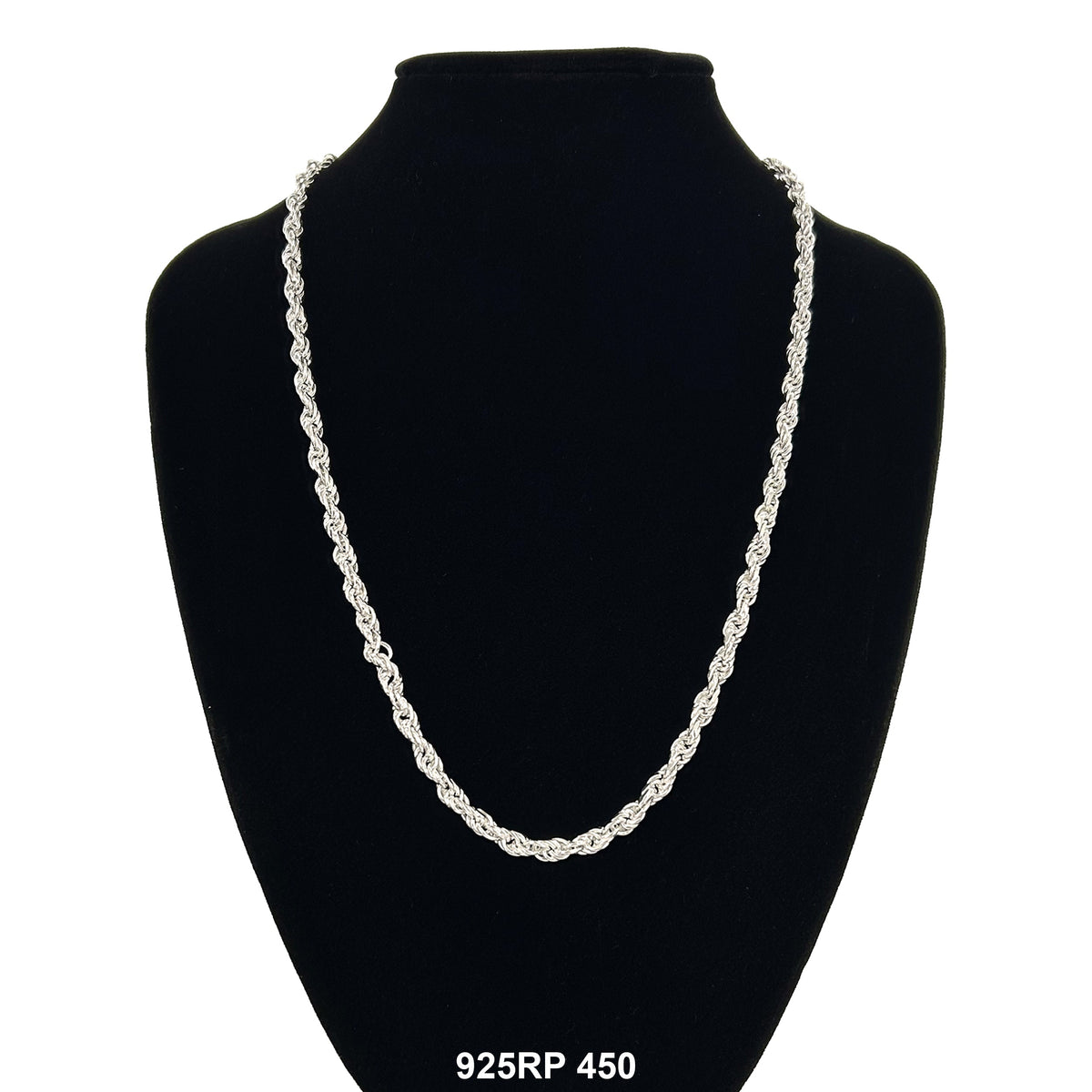 4.5 MM Rope Chain 925RP 450 - ChainsOnly