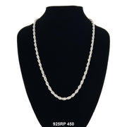 4.5 MM Rope Chain 925RP 450 - ChainsOnly