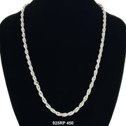 4.5 MM Rope Chain 925RP 450 - ChainsOnly