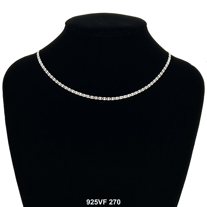 2.7 MM V Flower Chain 925VF 270 - ChainsOnly
