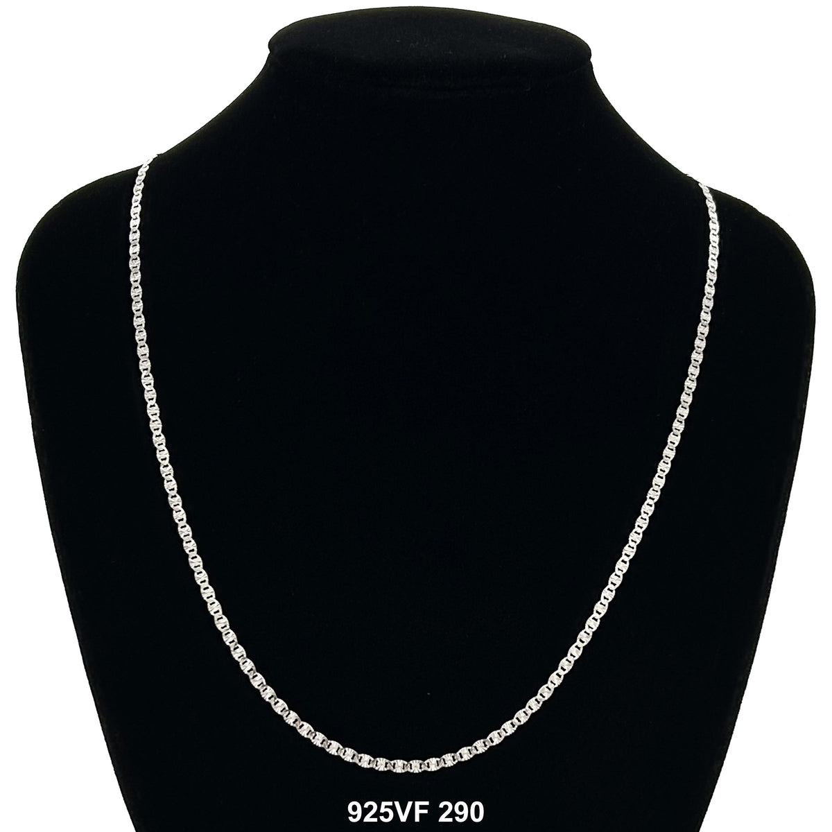 2.9 MM V Flower Chain 925VF 290 - ChainsOnly