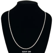 2.9 MM V Flower Chain 925VF 290 - ChainsOnly
