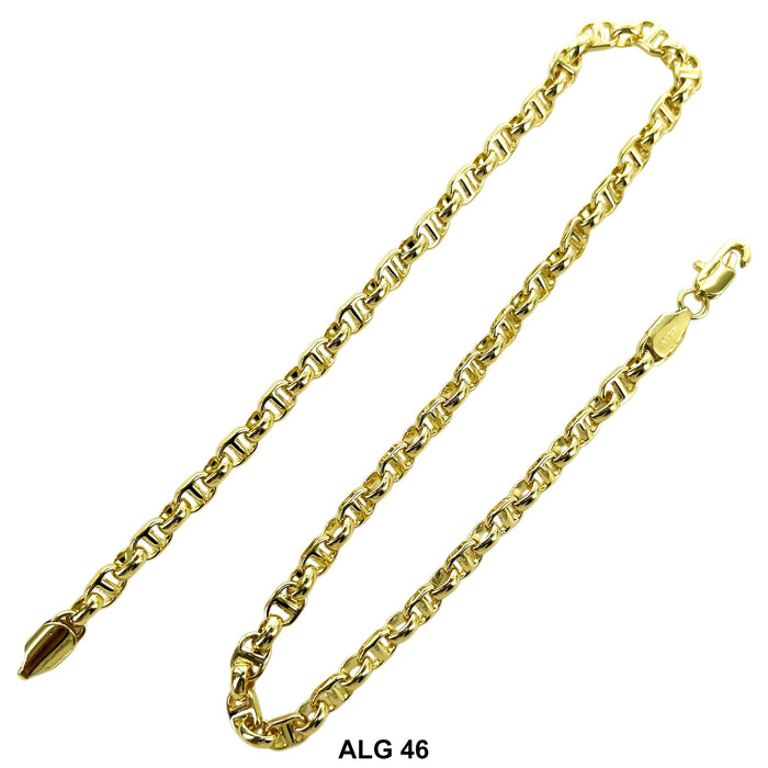 4 x 6 MM Links Anchor Style Chain ALG 46 - ChainsOnly