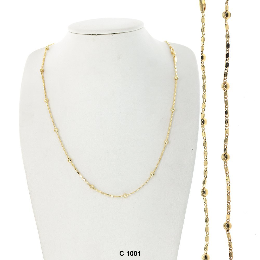 1.5 MM Beads Chain C 1001 - ChainsOnly
