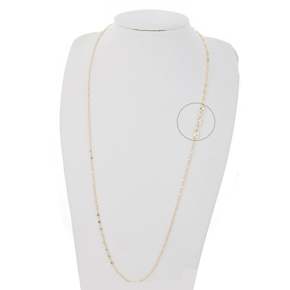 Diamond Cut Links Chain C 1010 22" - ChainsOnly