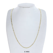 3 MM Valentino Star Chain C 1013 24" - ChainsOnly