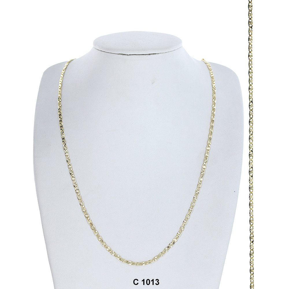 3 MM Valentino Star Chain C 1013 24" - ChainsOnly