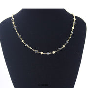 Evil Eye Chain Necklace C 1019 BK - ChainsOnly