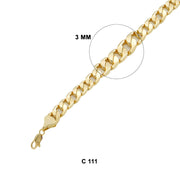 3 MM Cuban Chain C 111 G - ChainsOnly
