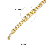 5.7 MM Cuban Chain C 214 G - ChainsOnly