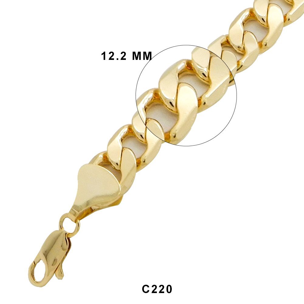12.2 MM Cuban Chain C 220 G - ChainsOnly