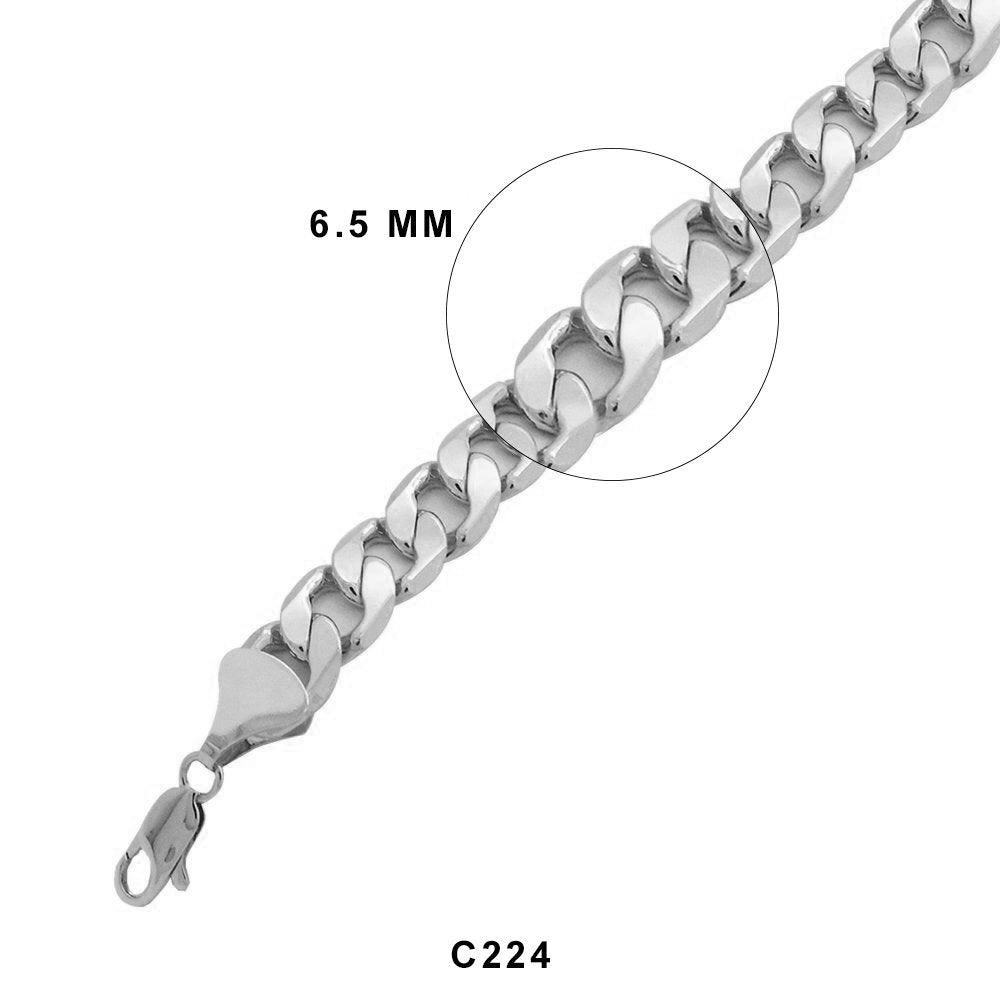 6.5 MM Cuban Chain C 224 S - ChainsOnly