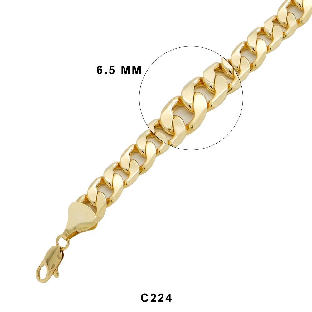 6.5 MM Cuban Chain C 224 G - ChainsOnly