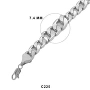 7.4 MM Cuban Chain C 225 S - ChainsOnly